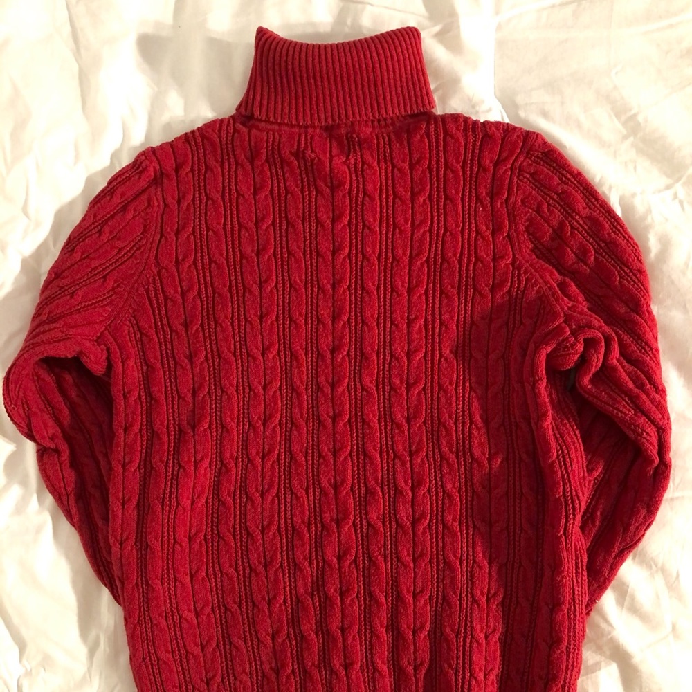 St. John’s Bay Red Turtleneck Sweater